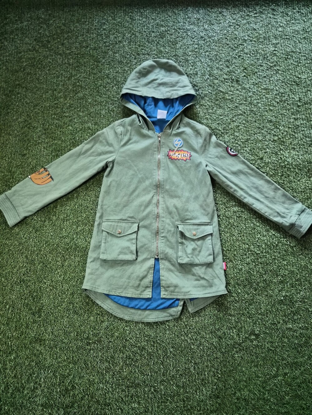 Disney Marvel Green Jacket-size US 9/10
